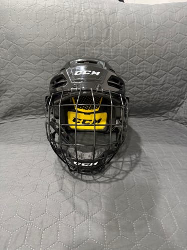 Large CCM Tacks 210 Helmet (Used) with cage