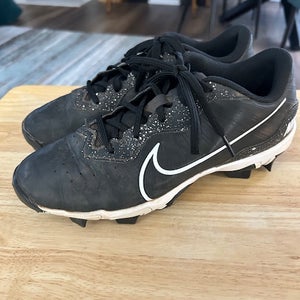 Black Kid's 3Y (Big Kids / Youth) Youth Nike Low Top Molded Cleats (Used)