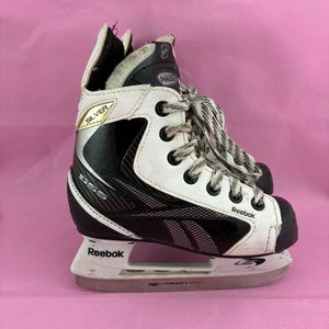 Reebok Silver White Hockey Skates Youth 11