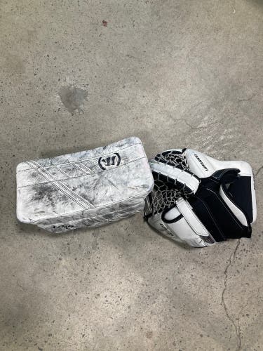 Intermediate Warrior Ritual G5 Regular Goalie Glove & Blocker