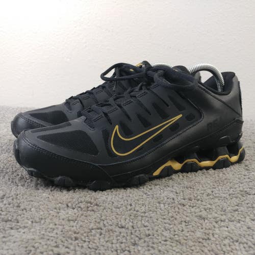 Nike Reax 8 TR Mens Size 8 Training Shoes Athletic 621716-008 Black Sneakers