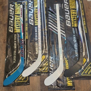 Set of 2 2025 twitch and glow in dark Youth Bauer mystery mini Right Handed Hockey Stick