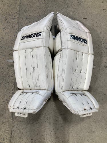 34" Senior Simmons Super Flex 998 Goalie Leg Pads