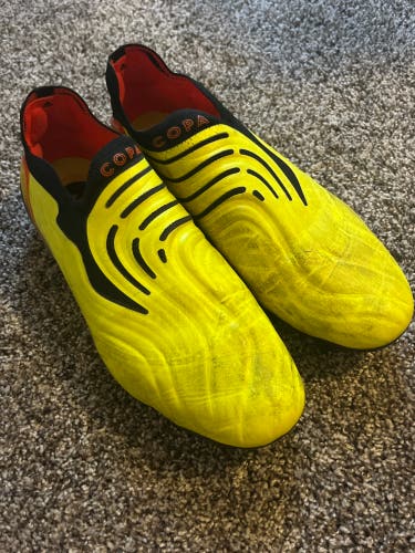 Yellow Unisex Size M 9.0 (W 10.0) Adidas Copa Turf Cleats Cleats (Used)