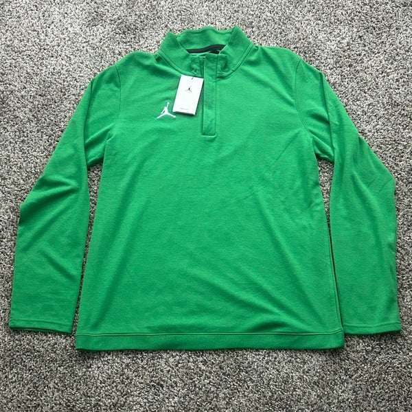 Jordan Dri-Fit 1/4 Zip Jacket Green Size Mens Large DQ7913-377