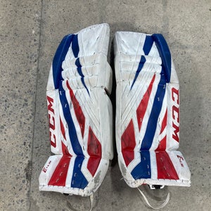 28"+1" Junior CCM EFlex 4.5 Goalie Leg Pads