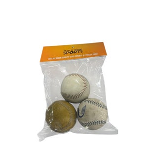 Used 3 WEIGHTED TRAINING BASEBALLS BB/SB Training Aid 11834-S000045197