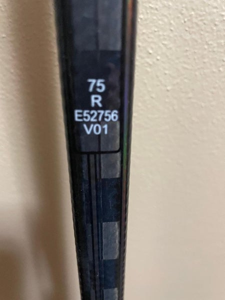 Senior CCM JetSpeed FT8 Pro Left Hand Hockey Stick P88 75 Flex (Used) - XF Ghost Blackout Color