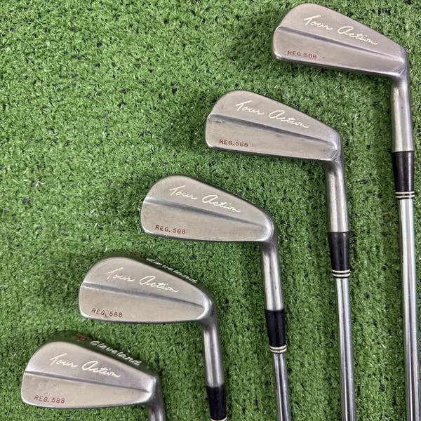 Cleveland Tour Action TA Reg 588 Blade Iron Set 1-PW Steel Regular