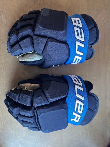 Bauer Vapor Pro Team Gloves 14" Pro Stock (Used)
