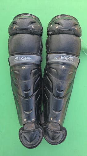 All Star System 7 Axis Catcher's Leg Guards 13.5" (Ages 9-12)