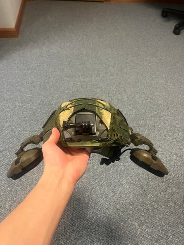 Airsoft helmet with walkers razor ear protection (New)