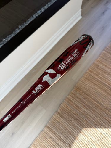 2023 DeMarini Voodoo One Alloy USABat Certified Bat (-11) 18 oz 29" (Used)
