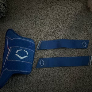 Blue Junior EvoShield Leg guard Shin Guards (Used)