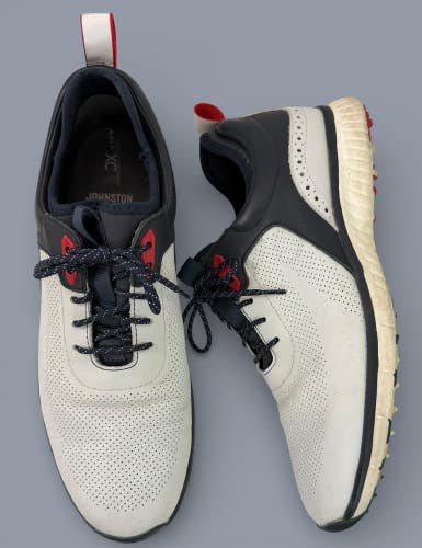 Johnston & Murphy XC4 H1-Luxe Hybrid Spikeless Golf Shoes Mens size 10M