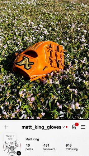 RARE! Atoms APL-UR10 (Professional Line) – 11.5” Infield Glove (Made in Japan)