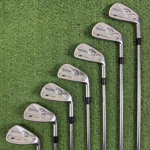 Callaway X Forged 18 2018 Iron Set 4-PW Project X 6.5 Rifle Extra Stiff Flex