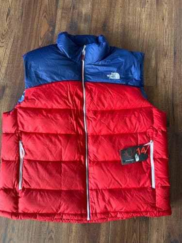 2014 USA Freeski Team Issued Red Men's Adult XXL The North Face Jacket (New)
