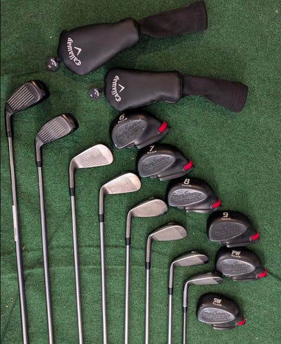 Callaway Apex Smoke 19 6-P, A, and 3&4H with covers