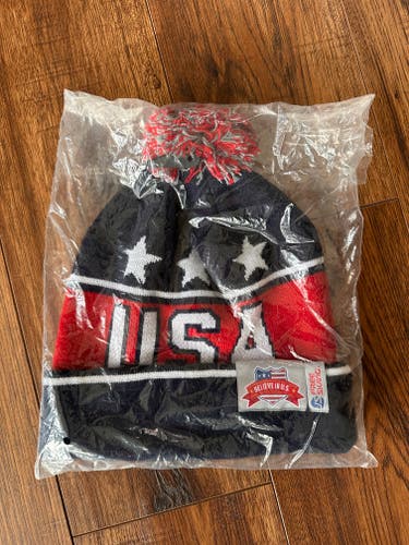 US Freeskiing 2014 Olympic Season Blue One Size Fits All Adult Unisex Hat (New)