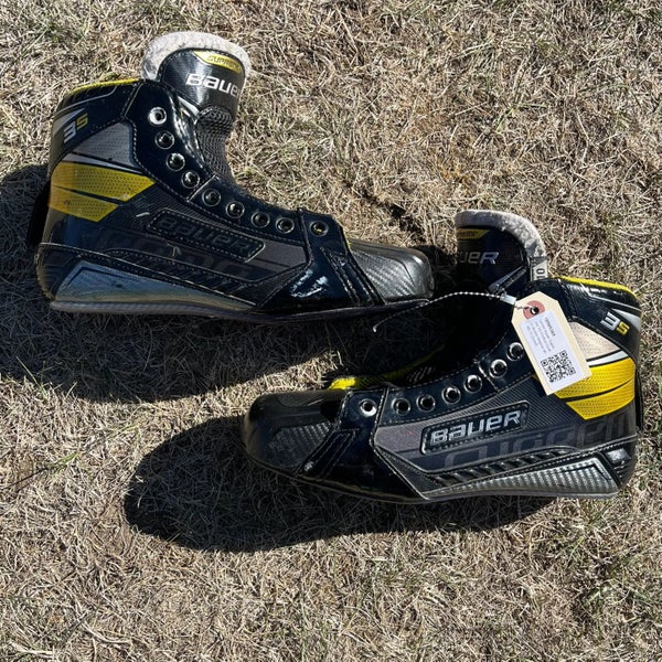 Bauer Supreme 3S Hockey Goalie Skates | Senior 10 (Extra Wide)
