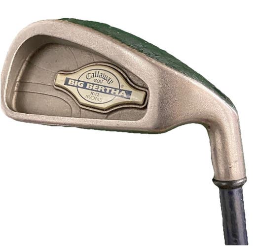 Callaway Big Bertha X-12 4 Iron RH RCH 99 Stiff Graphite 38.5" Good Factory Grip