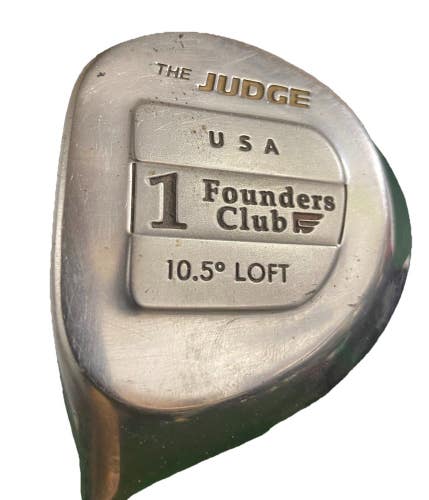 Founders Club The Judge USA Driver 10.5* Stiff Graphite 44.5" LH New Mid Grip