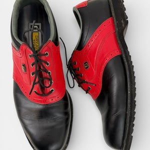 Footjoy Mens DryJoys Traditional Golf Shoes Spikeless - FJ# 53480 9.5 W