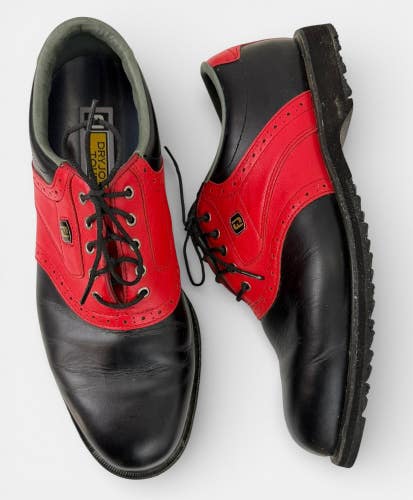 Footjoy Mens DryJoys Traditional Golf Shoes Spikeless - FJ# 53480 9.5 W