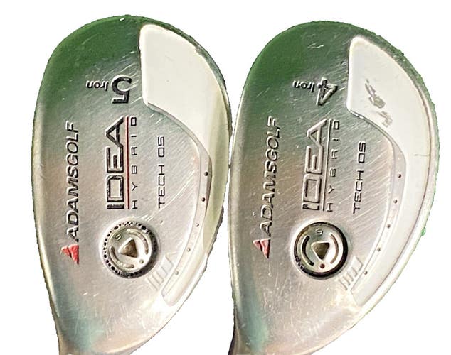 Adams Idea Women's Tech OS Ti Hybrid Set 4h,5h 50g Ladies Graphite LH New Grips