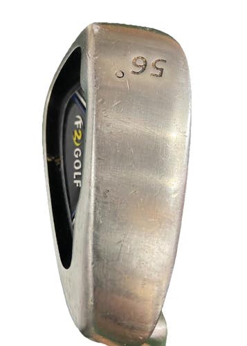 F2 Golf Face Forward F2-SS Sand Wedge 56* Stiff Steel 35" RH New 360 Velvet Grip