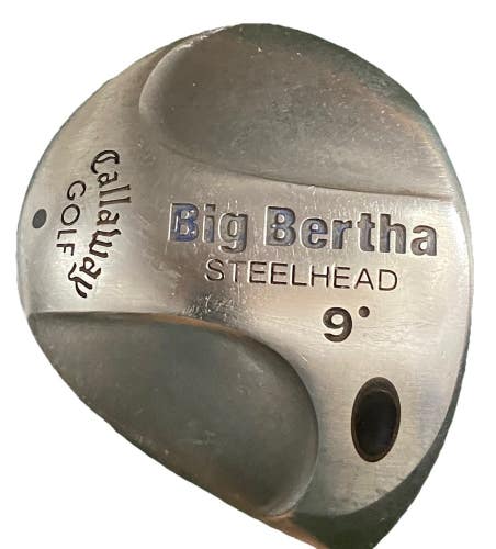 Callaway Big Bertha Steelhead Driver 9* Memphis 10 Stiff Steel 43 RH New Grip HC