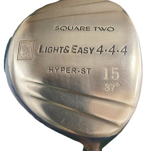 Square Two Light And Easy 15 Wood 37* RH Ladies Graphite 38" New Grip Nice Club
