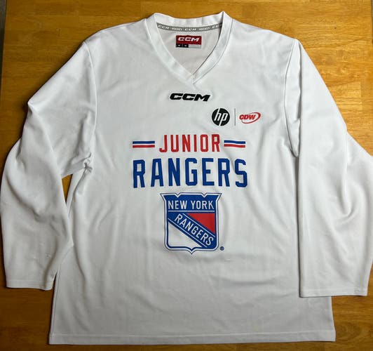 New York Rangers Junior Rangers CCM Practice Hockey Jersey Medium