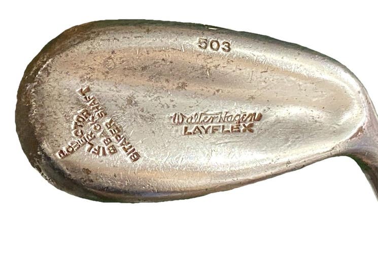 Walter Hagen Layflex 503 7 Iron Dot Punch Face BiTaper Steel Shaft Long Grip RH
