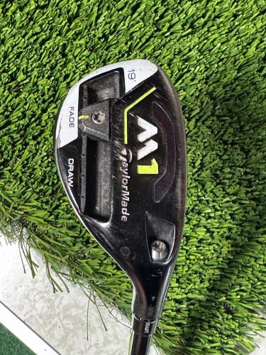 TaylorMade M1 2017 Rescue 3H Hybrid 19* Stiff Flex Kuro Kage Graphite 39” RH