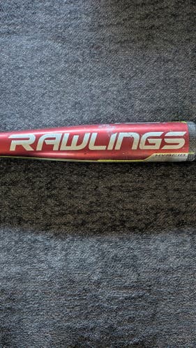 2017 Rawlings Velo Alloy BBCOR Certified Bat (-3) 28 oz 31" (Used)