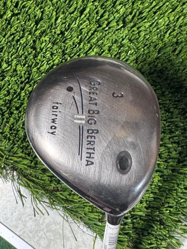 Callaway Great Big Bertha II 3 Wood 15* RH Men's System 60 Regular Graphite 43"