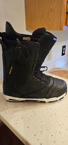 Men's Size M 12.0 (W 13.0) Burton Driver X Snowboard Boots Stiff Flex All Mountain (Used)