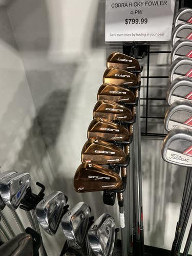 Used Cobra RICKY FOWLER IRON SET Mens Iron Set RH 4I-PW 11834-S000044394