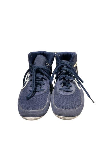 Used Asics Wrestling Shoes Navy Blue Junior 04 11834-S000044525