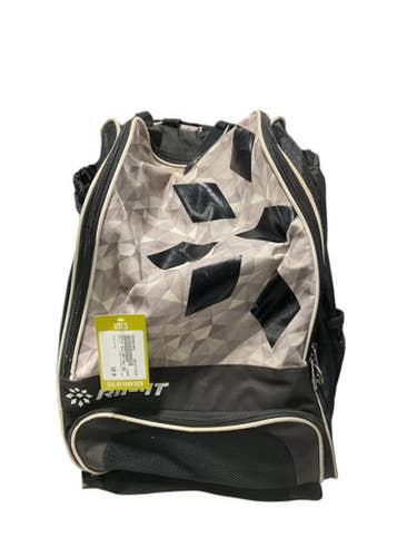 Used RIP-IT BLK/GREY/WHT BAG BB/SB Player Carry Bag Black 11834-S000044952