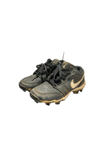 Used Jordan AIR JORDAN BLK CLEATS BB/SB Cleats Black Youth 13.0 11834-S000044709