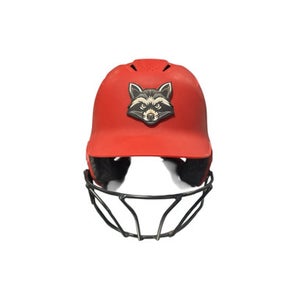 Used Evoshield SMALL RED HELMET Batting Helmet Mask Red SM 11834-S000045095