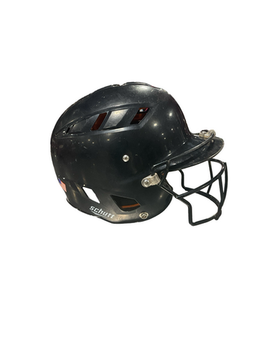 Used Schutt HELMET Batting Helmet Mask Black SM 11834-S000045116