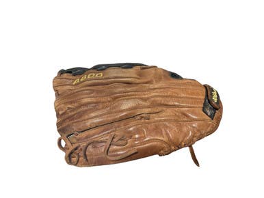 Used Wilson SOFTIE GLOVE BB/SB Glove RH Throw Brown 14" 11834-S000045138