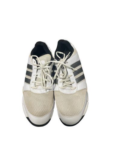 Used Adidas Mens Golf Shoes White Senior 11.5 11834-S000045155