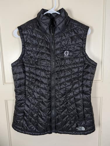 The North Face Thermoball Eco Puffer Vest Women's L Black Quilted Logo
