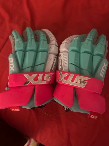 STX Surgeon RZR2 Lacrosse Gloves Large (New)