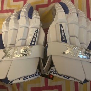 STX Surgeon RZR2 Lacrosse Gloves Large (New)